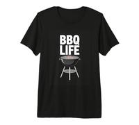 BBQ Life Backyard Barbecue Grillmaster Lifestyle Premium T-Shirt