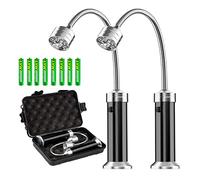 BBQ Light 2 Pack BBQ Barbecue Grill Light, Barbecue Lighting 360° Adjustable BBQ Accessories, BBQ Grill Lights Magnetic BBQ Light, Barbecue Lights for Outdoor Camping, Picnic, Garage Lighting