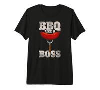 BBQ Like A Boss Grill Premium T-Shirt