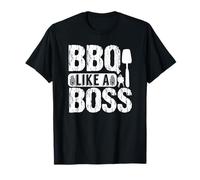BBQ Like a Boss Grilling Enthusiast Humor T-Shirt