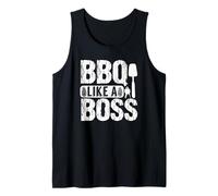 BBQ Like a Boss Grilling Enthusiast Humor Tank Top