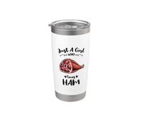 BBQ Lover Just A Girl Who Loves Ham Stainless Steel Insulated Tumbler