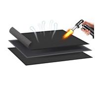 BBQ Mats, BBQ Grill Mats, Oven Liner for the Bottom of Fan Ovens, Fire Protection Mats, Oilproof, Waterproof Design for Fireplace, Camping, Fireplace, Baking Accessories, Barbecuing