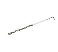 BBQ Meat Hook Flipper Long Handle Stainless Steel Grilling Tool for Turning Steaks Ribs Chicken - Heavy Duty Butcher Hook for Outdoor Cooking & Kitchen Use(A 30cm)