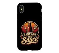 BBQ Mom Mama's Got The Sauce Grill Gift For Women Case for iPhone X/XS