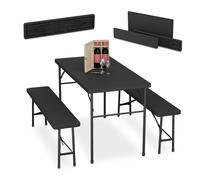 BBQ Parties Folding Garden Furniture Set Festive Occasions 3-Piece Tables Beer