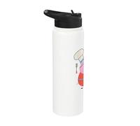 BBQ Peppa Pig Father's Day Stainless Steel Insulated Water Bottle