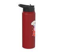 BBQ Peppa Pig Father's Day Stainless Steel Insulated Water Bottle