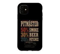 BBQ Pitmaster 50% Smoke 30% Beer 20% Patience Case for iPhone 11