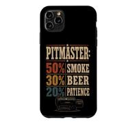 BBQ Pitmaster 50% Smoke 30% Beer 20% Patience Case for iPhone 11 Pro Max