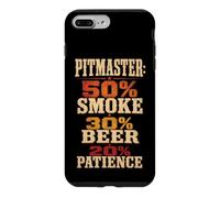 BBQ Pitmaster 50% Smoke 30% Beer 20% Patience Case for iPhone 7 Plus/8 Plus