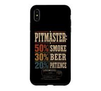 BBQ Pitmaster 50% Smoke 30% Beer 20% Patience Case for iPhone XS Max