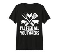 BBQ Pitmaster Brisket Ribs Smoker Grill Premium T-Shirt