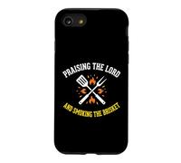 BBQ Praising Lord Smoking Brisket Christian Grill Case for iPhone SE (2020) / 7/8