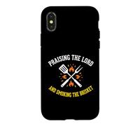 BBQ Praising Lord Smoking Brisket Christian Grill Case for iPhone X/XS