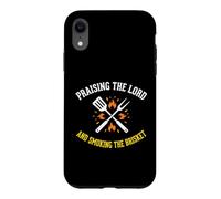 BBQ Praising Lord Smoking Brisket Christian Grill Case for iPhone XR