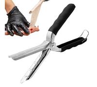 BBQ Prep Rib Tool, BBQ Rib Skinner Membrane Remover, Heavy-Duty Stainless Steel Kitchen Gadget for Home Meal Preparation Professionals Beginners Cooking Lovers