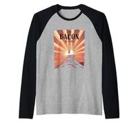 BBQ Pun Pork Bacon of Hope Pork Grill-Party Funny Barbecue Raglan Baseball Tee