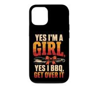 BBQ Queen Grill Mom Yes I'm A Girl Get Over It Gift Case for iPhone 12/12 Pro