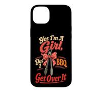 BBQ Queen Grill Mom Yes I'm A Girl Get Over It Gift Case for iPhone 14 Plus