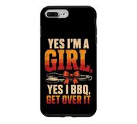 BBQ Queen Grill Mom Yes I'm A Girl Get Over It Gift Case for iPhone 7 Plus/8 Plus