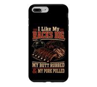BBQ Racks Big Butt Rubbed Pork Pulled Funny Grilling Case for iPhone 7 Plus/8 Plus