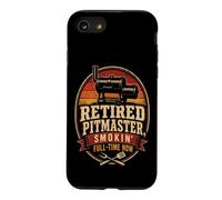 BBQ Retired Pitmaster Smokin' Full-Time Now Gift Case for iPhone SE (2020) / 7/8