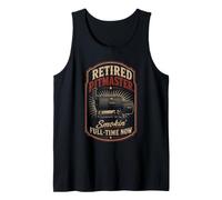 BBQ Retired Pitmaster Smokin' Full-Time Now Gift Tank Top
