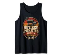 BBQ Retired Pitmaster Smokin' Full-Time Now Gift Tank Top