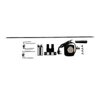 BBQ Rotisserie Kit with Quiet Heavy Duty Spit Motor - 36 Inch Length (with Electric Operated Motor)