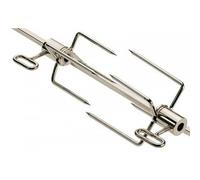 BBQ ROTISSERIE SPIT Heavy Duty Chicken Forks X 2