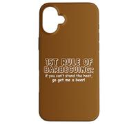 BBQ Rule Funny Barbecue Lover Quote Summer Case for iPhone 16 Plus
