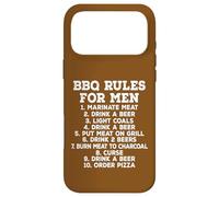 BBQ Rules for Men Funny Grilling Beer Case for iPhone 17 Pro Max