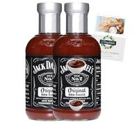 Bbq Sauce Bundle with Jack Daniels Gluten Free Original Bbq Sauce 553g 2 Pack + Brightdale Kitchen Booklet