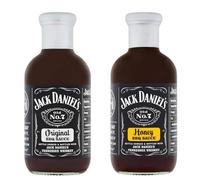 BBQ Sauce Set With Jack Daniel's Original BBQ Sauce 553g & Jack Daniels Honey BBQ Sauce 553g