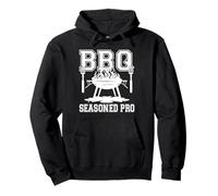 BBQ Seasoned Pro Men's Funny Summer Fun Barbeque Pitmaster Pullover Hoodie
