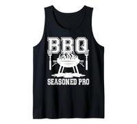 BBQ Seasoned Pro Men's Funny Summer Fun Barbeque Pitmaster Tank Top