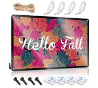 Bbq Signs Outdoor Hello Fall Maple Leaves Decorative Tin Sign Cool Room Accessories For Teens Boys Garage Signs(20X30CM)