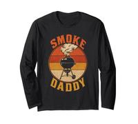 BBQ Smoke Daddy Meat Smoker Barbecue Dad Gift Long Sleeve T-Shirt