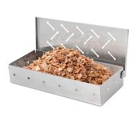 BBQ Smoker Box,Stainless Steel Smoking Box for BBQ Grilling Wood Chips,Hardwood Cooking Pellets,Best Grilling Accessories for Indoor Outdoor Charcoal BBQ Grill Grill Meat