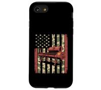 BBQ Smoker Camo USA Flag Patriotic Grilling Pitmaster Case for iPhone SE (2020) / 7/8