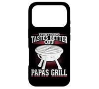 BBQ Smoker Dad Everything Tastes Better Off Papas Grill Case for iPhone 17 Pro