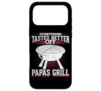 BBQ Smoker Dad Everything Tastes Better Off Papas Grill Case for iPhone 17 Pro Max