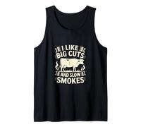 BBQ Smoker I Like Big CUTS and Slow Smokes Tank Top