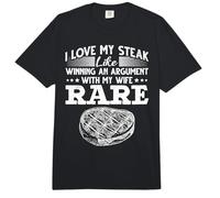 BBQ Smoker I Love My Steak Like Argument Wife Rare Comfort Colors Adult Heavyweight T-Shirt