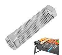 BBQ Smoker Tube - Grilling Smoked Pipe, Stainless Steel Pellet Grill Accessory | High Efficiency Flavor Infused Pellet Smoker, Outdoor BBQ Cooking Tool for Backyard Steak Chicken Turkey Campfire