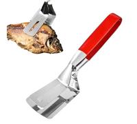BBQ Spatula Clip - Heat Resistant Kitchen Tongs, Grill Tongs with Safe Grip | Outdoor Barbecue Meat Beef, Lamb, Burger, Pizza, Vegetables, Potatoes, BBQ