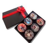 BBQ Spice Blend Set of 6, Classic BBQ Dry Rub Gift with Boston Pulled Pork, Tikka, Cowboy Butter, Chimichurri, Kansas for Grilling, Cooking, Marinades, Herb Blend Gift for Him and Her