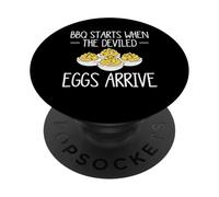 BBQ Starts When The Deviled Egg Arrive PopSockets Adhesive PopGrip
