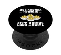 BBQ Starts When The Deviled Egg Arrive PopSockets Adhesive PopGrip